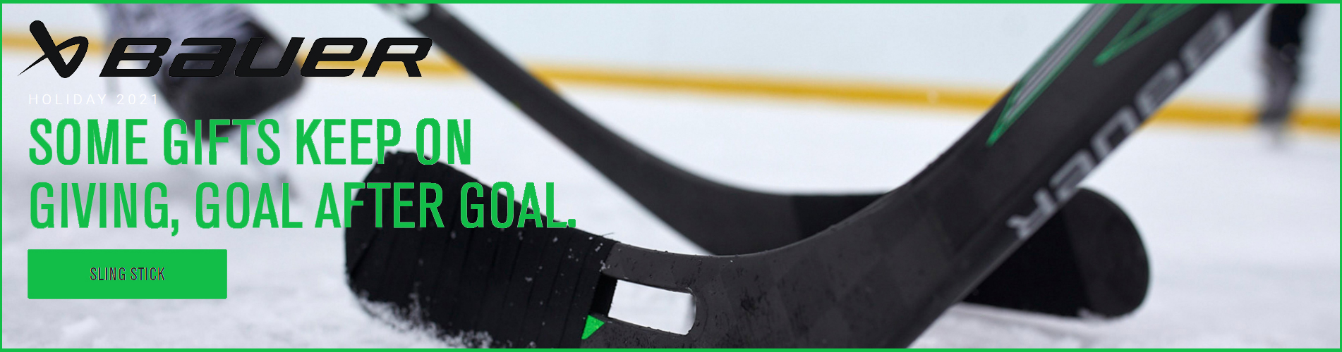 Bauer's new 2021 Sling Hockey Stick