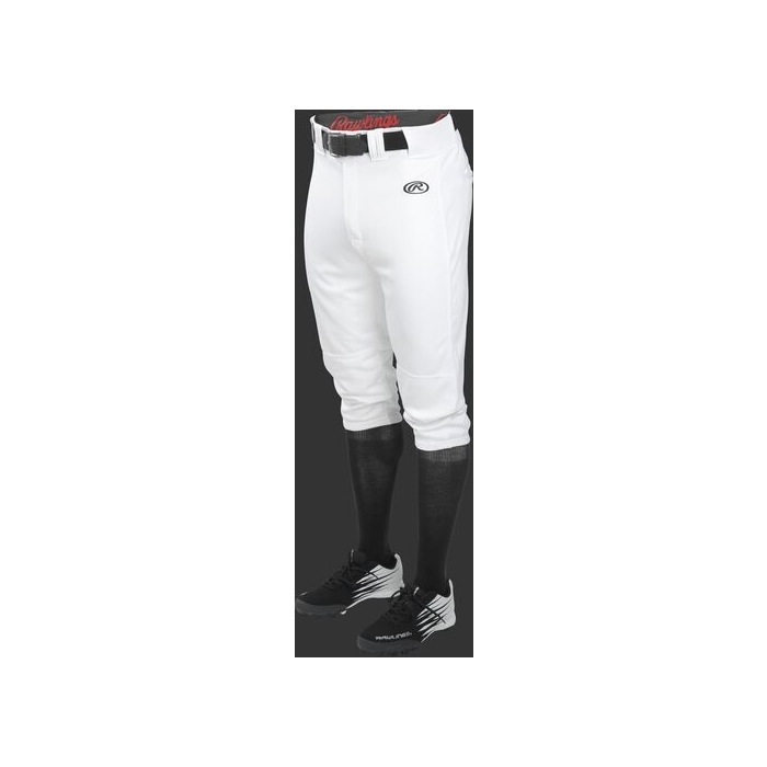 Rawlings Youth Launch Knicker Baseball Pant White 