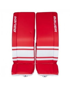 BAUER GSX JUNIOR GOALIE LEG PADS - CANADA - FREE SHIPPING - RED