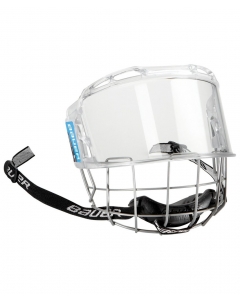 BAUER HYBRID SHIELD CLR/SIL (S)