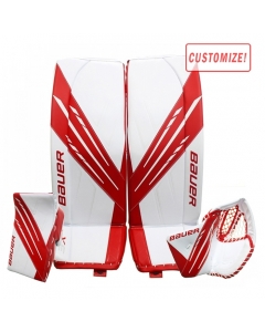 BAUER VAPOR 3X SENIOR CUSTOM GOALIE PAD COMBO