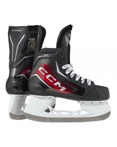 CCM JetSpeed FT860 Junior Skates side profile showcasing quarter design and CCM logo