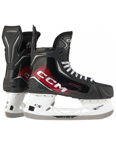 Hero view of CCM JETSPEED FT870 Senior Skates showing both boots and SpeedBlade XS holder


