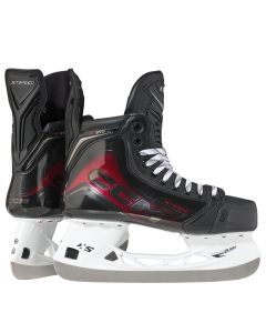 Hero image of CCM JETSPEED FT890 Senior Skates displaying both boots on SpeedBlade XS holders