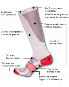 VEBA COMPRESSION THIN SKT SOCK