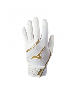 MIZUNO MVP YOUTH BASEBALL BATTING GLOVES GOLD