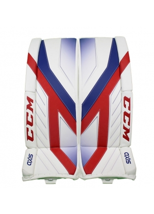 CCM AXIS PRO INTERMEDIATE GOALIE LEG PADS - 2020 - Front