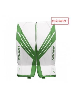 BAUER VAPOR 3X INTERMEDIATE CUSTOM GOALIE LEG PADS