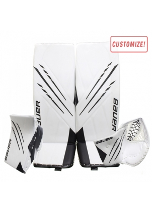 BAUER Vapor Hyperlite Senior Custom Goalie Pad Combo