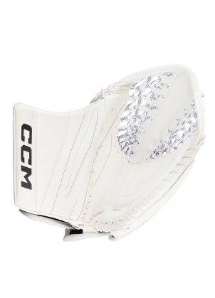 CCM EFLEX 7 Goalie Glove Senior - Front Catch Glove View with Skate Lace Pocket