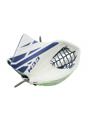 CCM EXTREME FLEX E4.5 SENIOR TRAPPER - WHITE BLUE