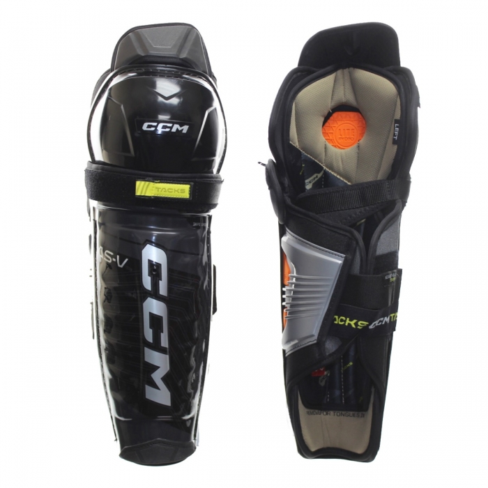 CCM TACKS AS-V JUNIOR SHIN GUARDS