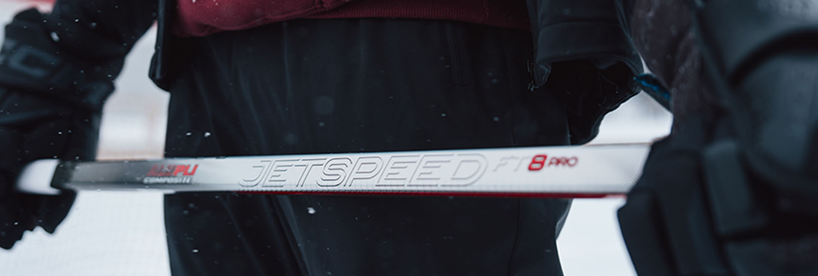 CCM JETSPEED FT8 Pro Hockey Stick Banner